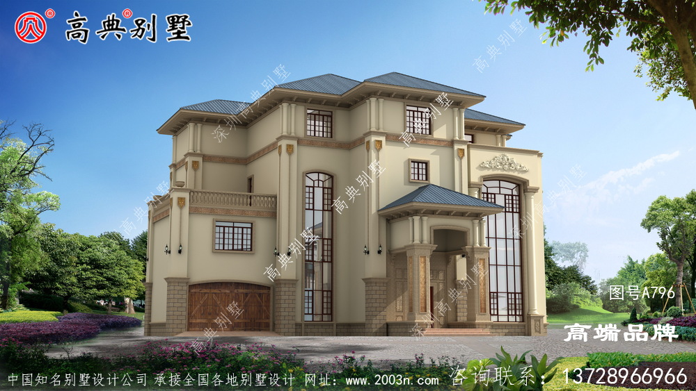 簡歐大戶型別墅,非常符合現(xiàn)代年輕人的需求