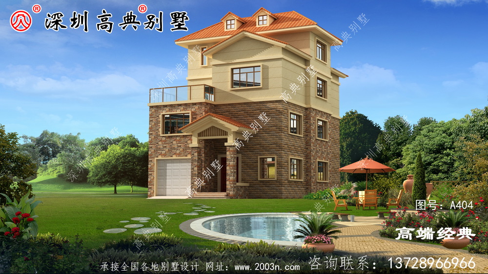 普通農村四層建房設計圖分享
