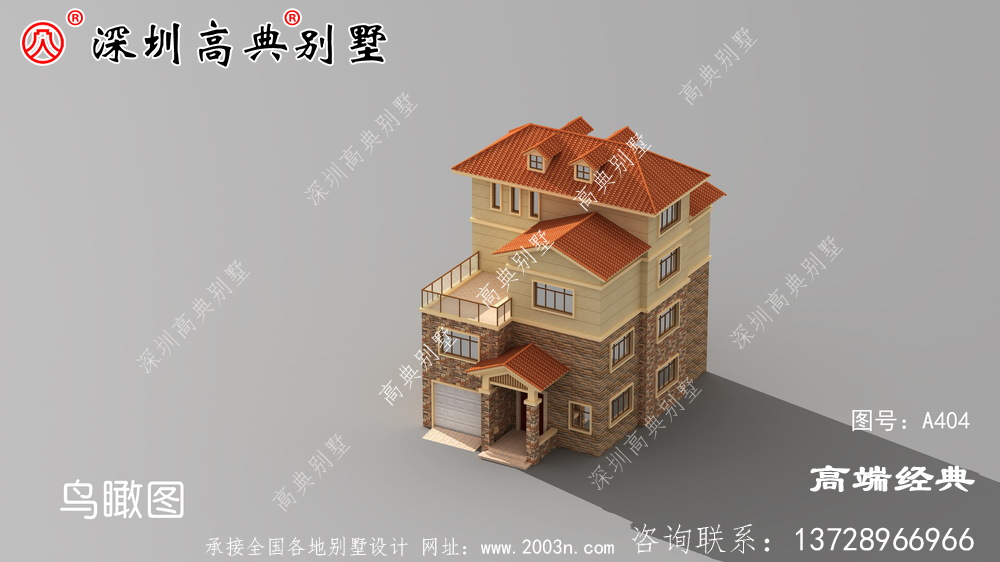 普通農村四層建房設計圖分享