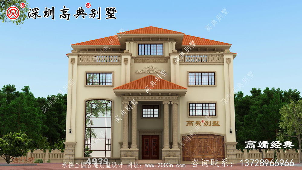 三層半四層別墅設計圖