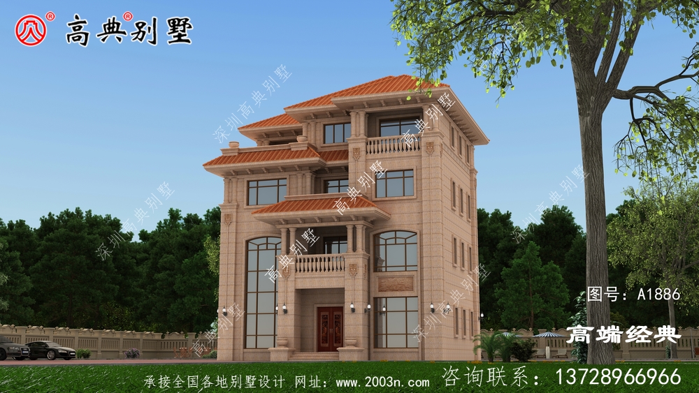 每層都有套房,居住方便這才是別墅的設計精神所在